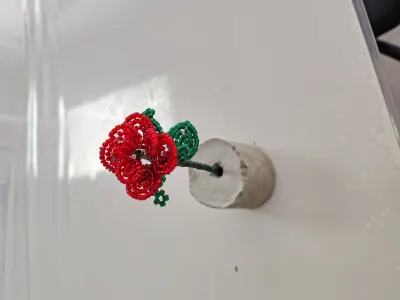 Rød minirose
